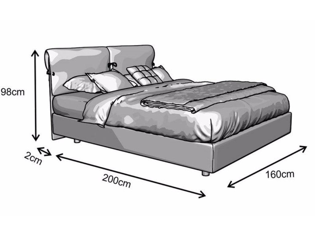 Upholstered Bed Irida