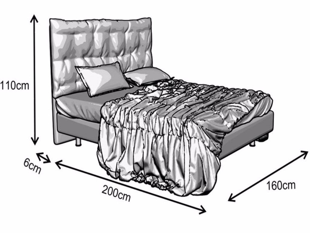 Upholstered Bed Malta
